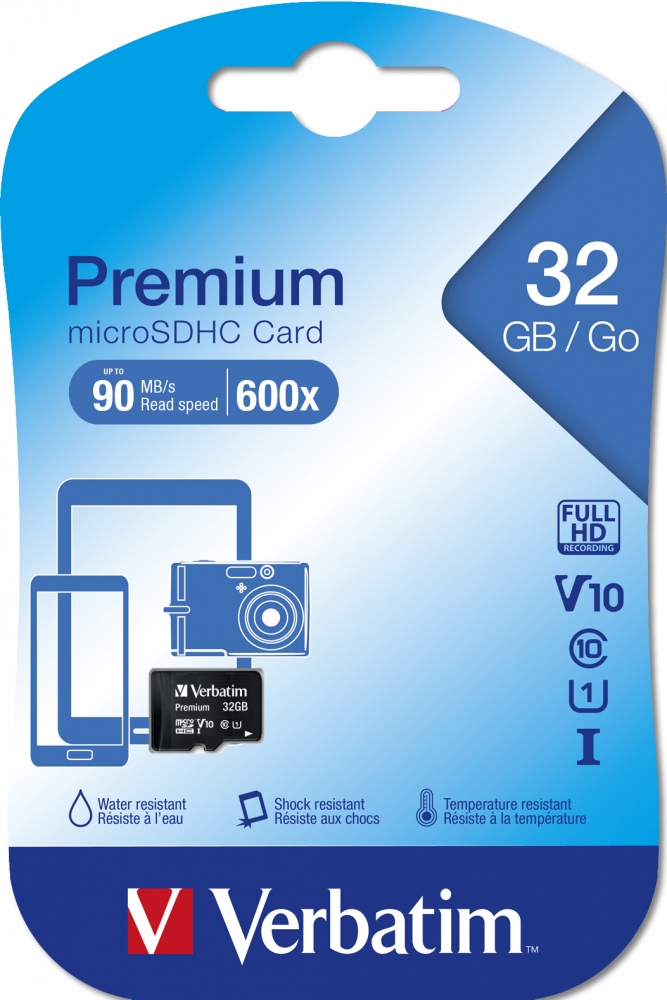 Premium U1 MicroSDHC Card 32GB